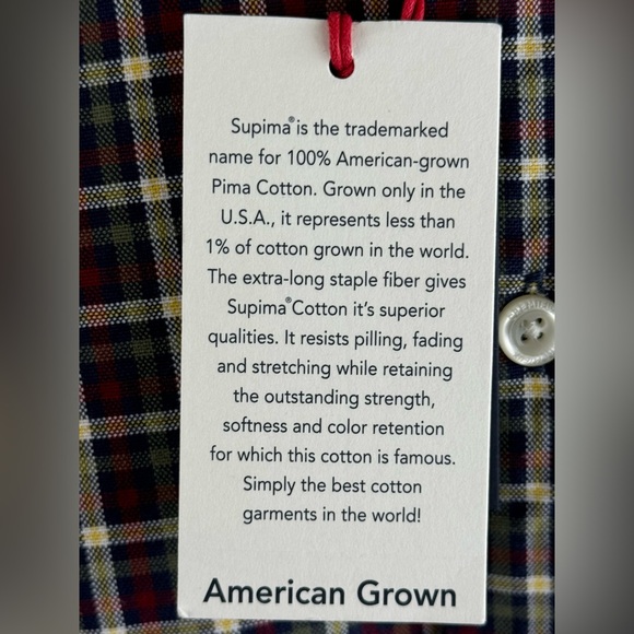 Cremieux Men's Slim Fit Button-Down Long Sleeve Shirt, Multi-Color Size Small - Picture 7 of 13